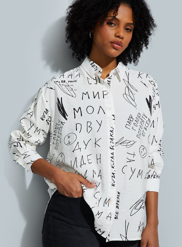 URB_N Women Printed Shirt