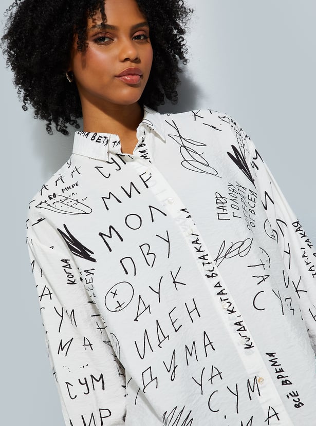 URB_N Women Printed Shirt