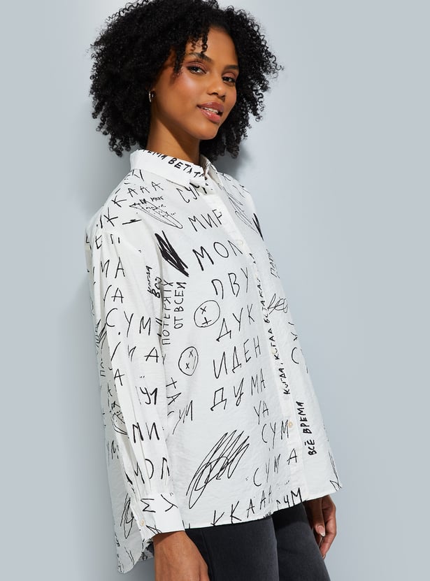 URB_N Women Printed Shirt