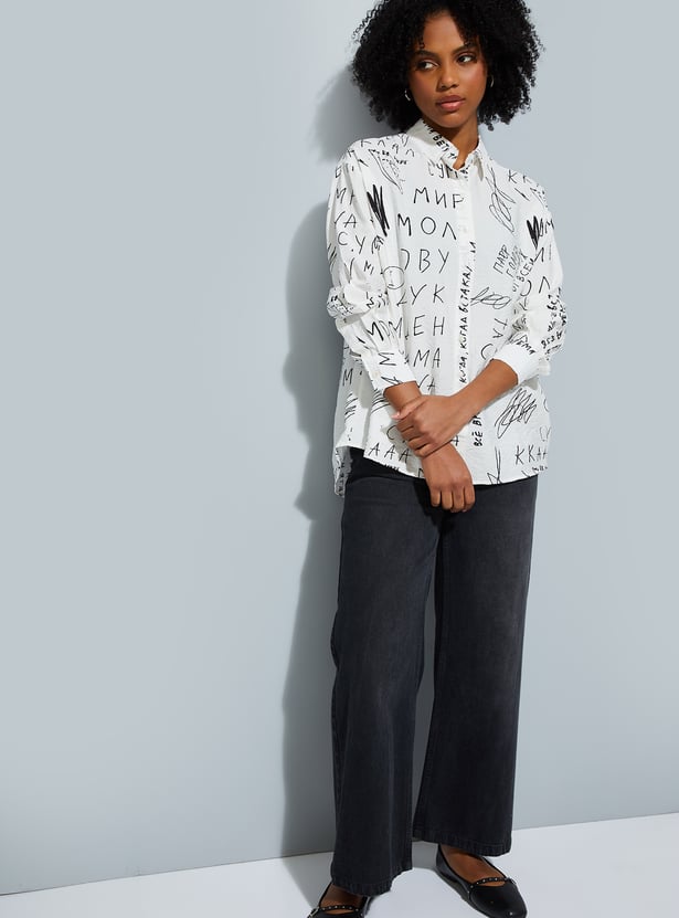 URB_N Women Printed Shirt