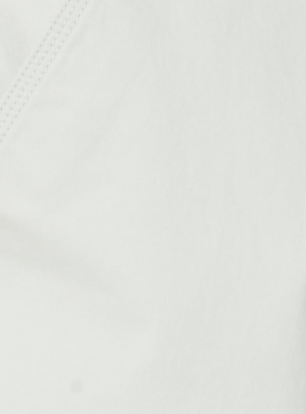 Men Solid Regular Fit Trousers