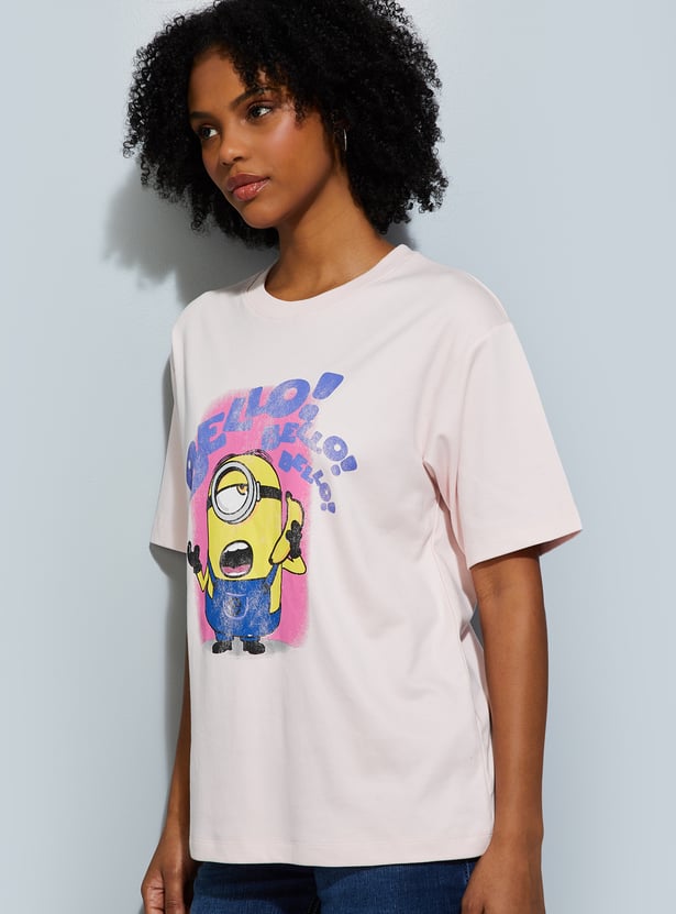 URB_N Women Minion Boxy T-shirt