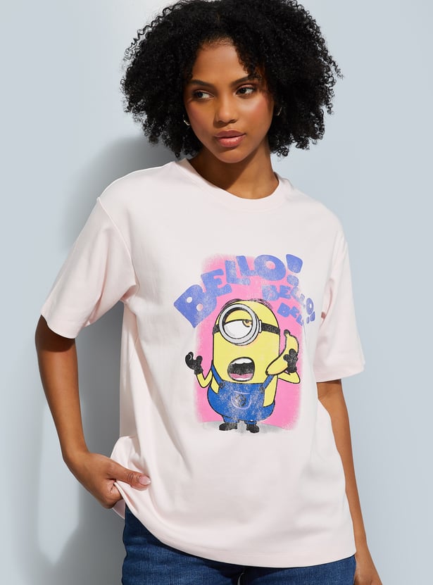 URB_N Women Minion Boxy T-shirt