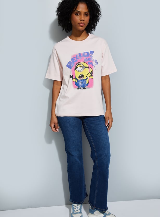 URB_N Women Minion Boxy T-shirt