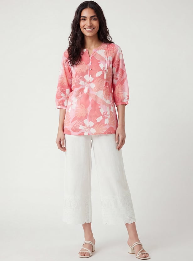 Women Embroidered Palazzos