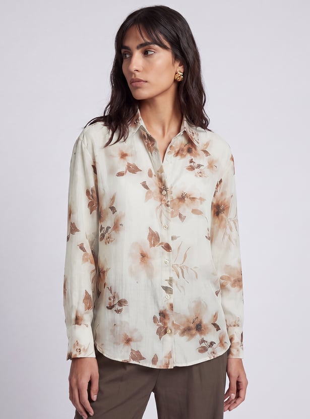 Women Floral Print Shirt