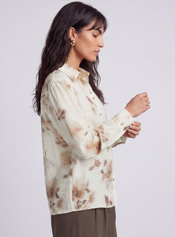 Women Floral Print Shirt