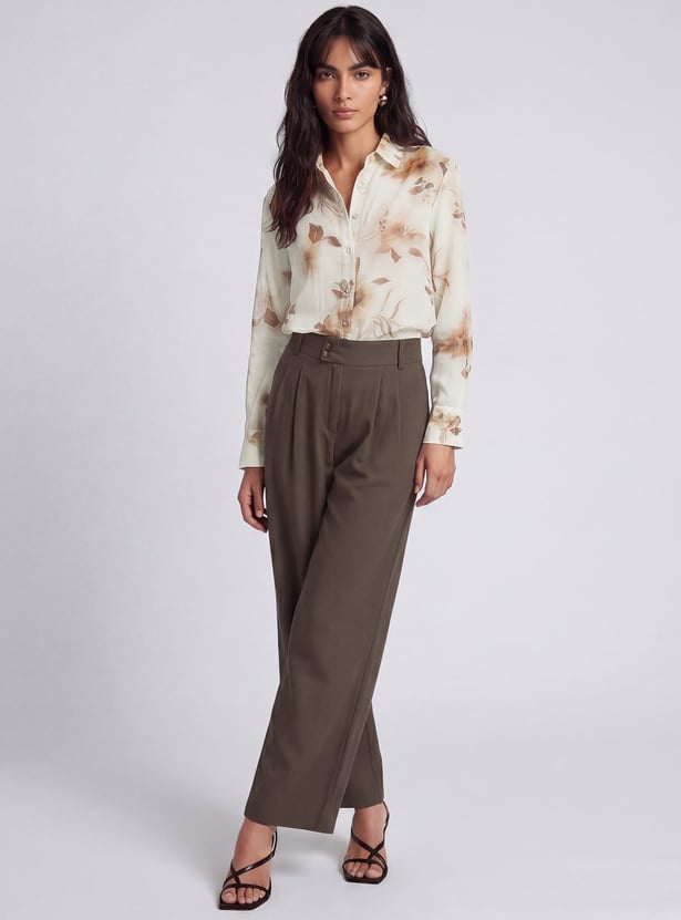 Women Floral Print Shirt