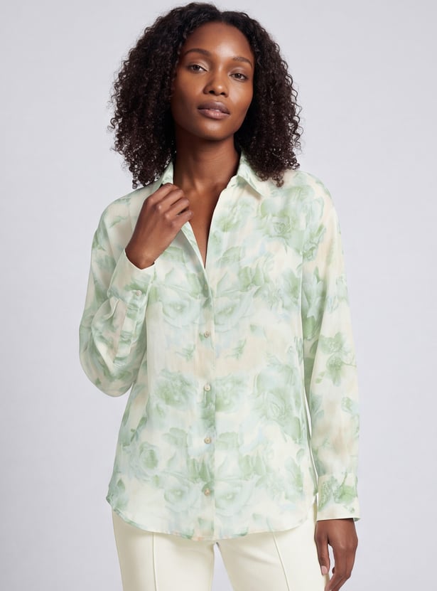 Women Floral Print Shirt