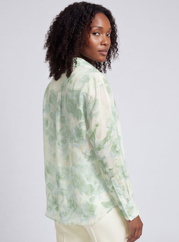 Women Floral Print Shirt