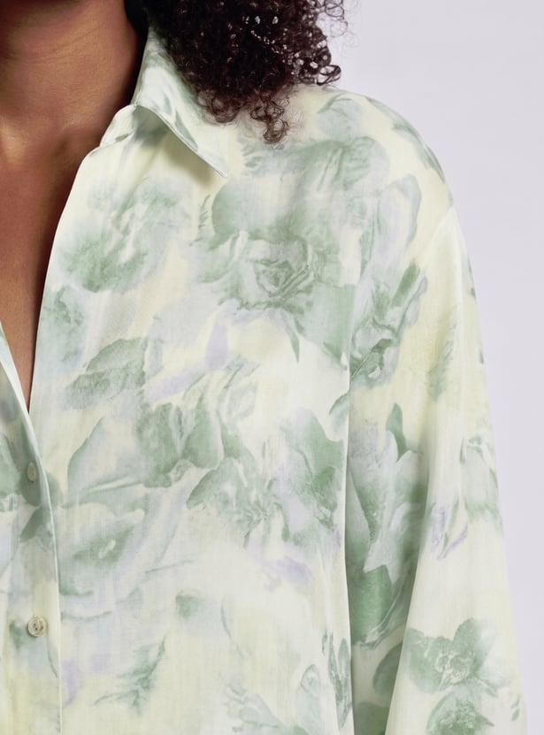 Women Floral Print Shirt