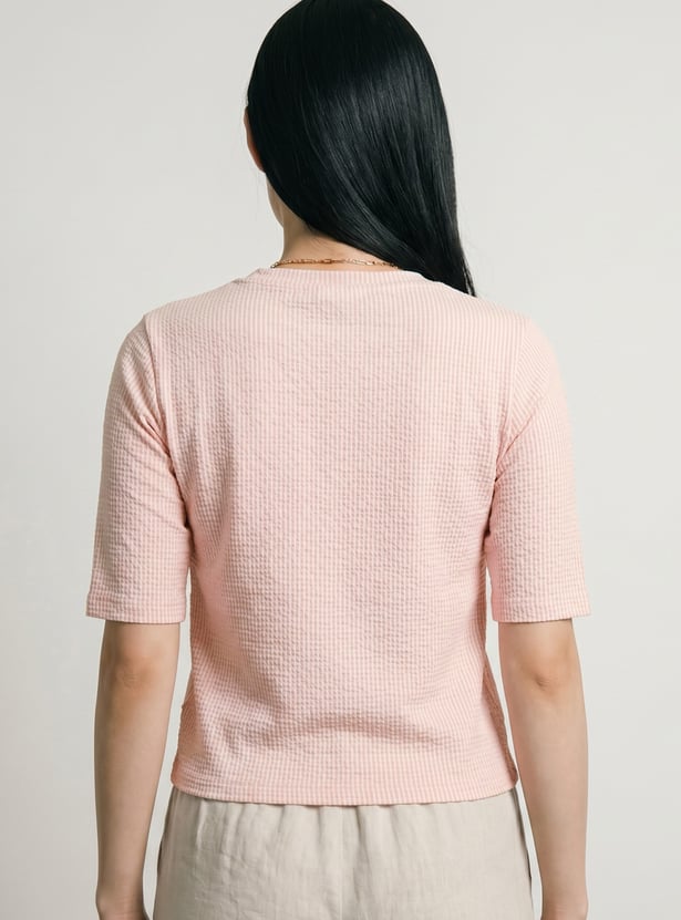 Women Ribbed T-shirt