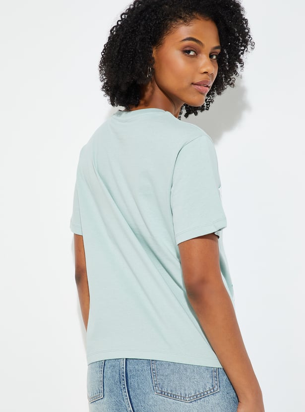 URB_N Women Printed Relaxed Fit T-shirt
