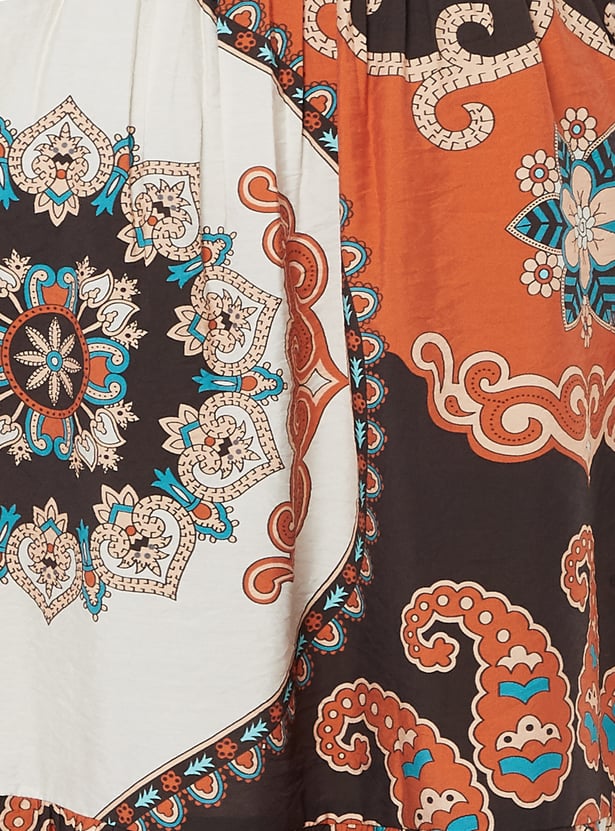 Women Paisley Print A-line Dress
