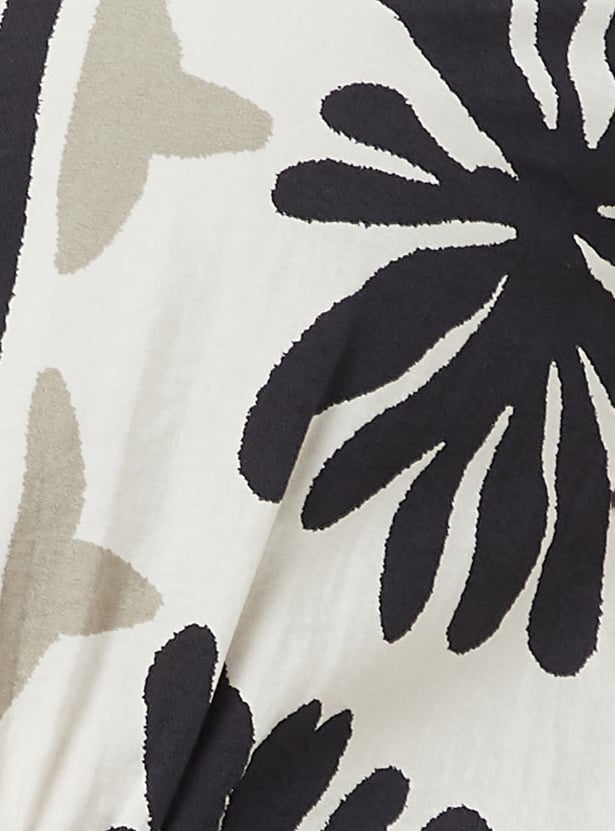 Women Printed Shirt Dress