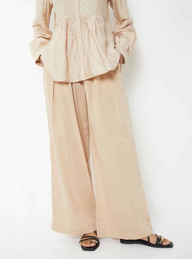 Women Solid Palazzos