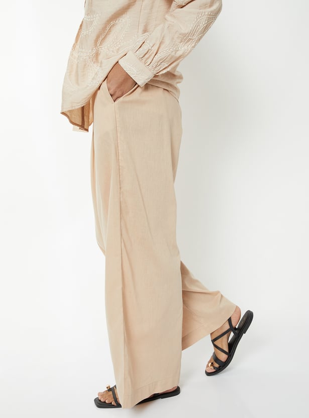 Women Solid Palazzos