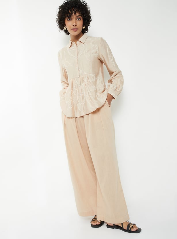 Women Solid Palazzos