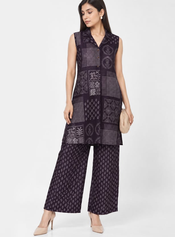 Women Printed Straight Kurta Set
