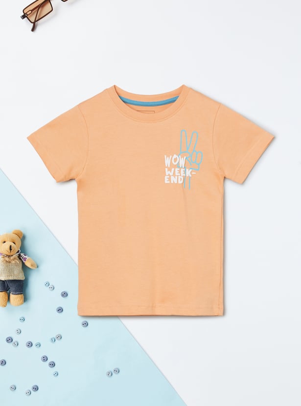 Boys Printed T-shirts - Pack of 2