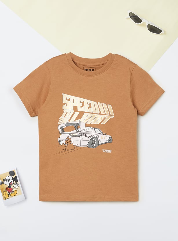 Boys Printed T-shirts - Pack of 2