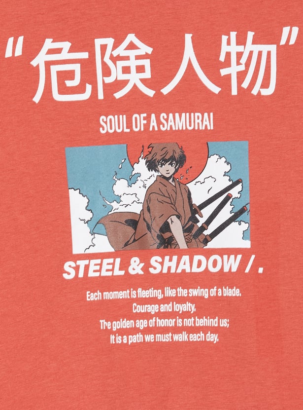 Boys Graphic Print T-shirt - Pack of 2