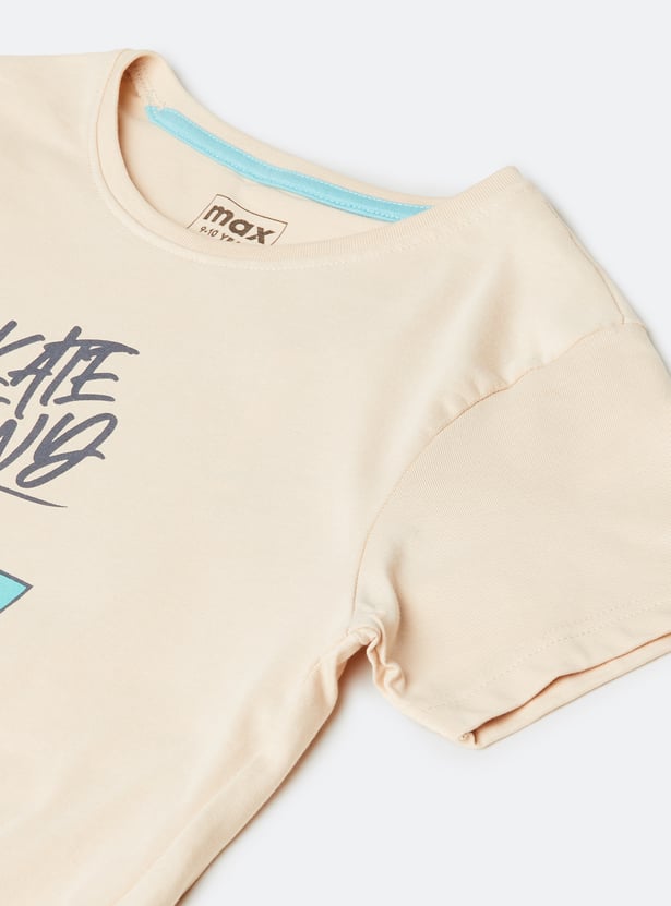 Boys Graphic Print T-shirt - Pack of 2