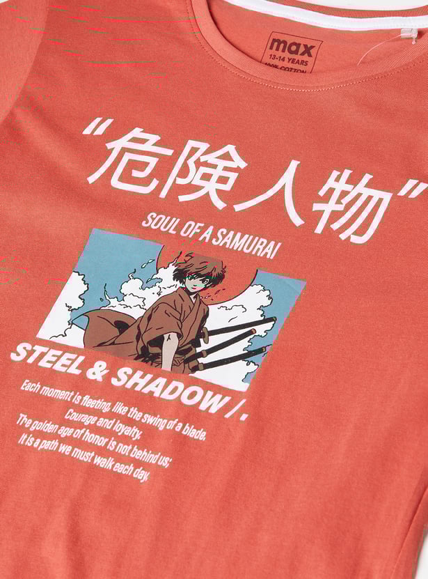 Boys Graphic Print T-shirt - Pack of 2