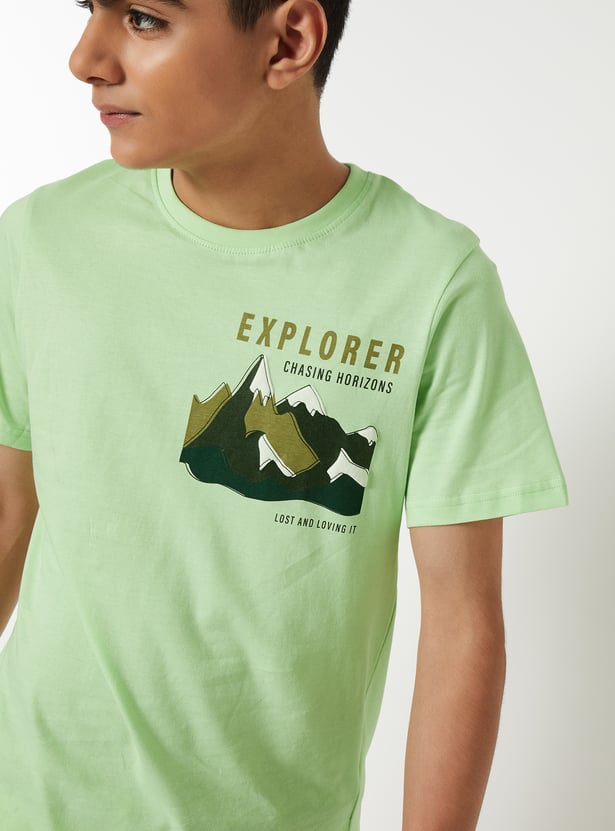 Boys Printed T-shirt - Pack of 2