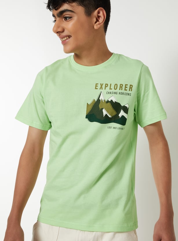 Boys Printed T-shirt - Pack of 2