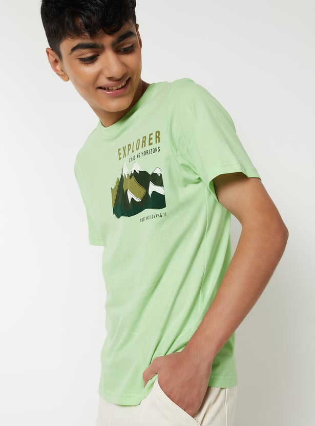 Boys Printed T-shirt - Pack of 2