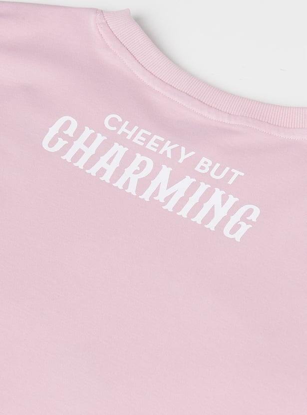 Girls Kuromi Printed T-shirts - Pack of 2