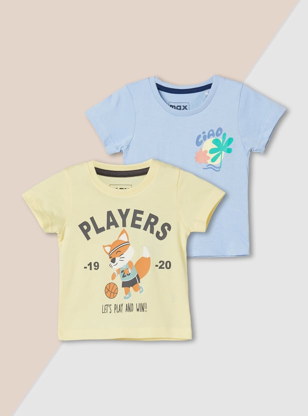 Boys Printed T-shirt - Pack of 2