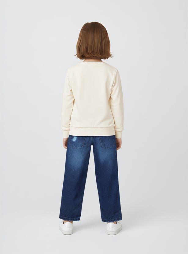 Girls Printed Sweatshirt - Pack of 2