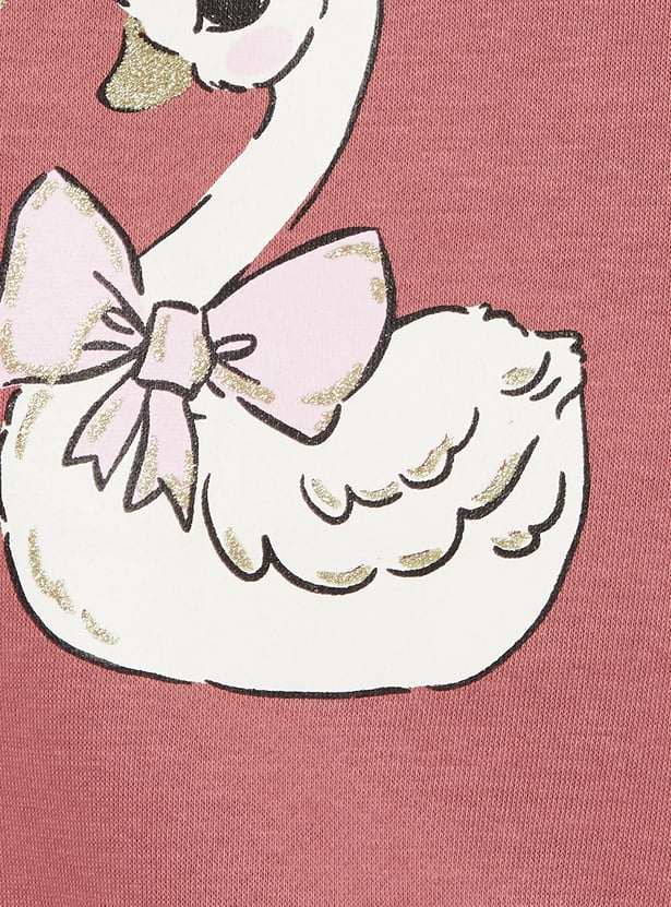 Girls Printed Sweatshirt - Pack of 2