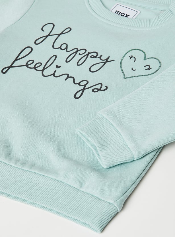 Girls Printed Sweatshirt - Pack of 2