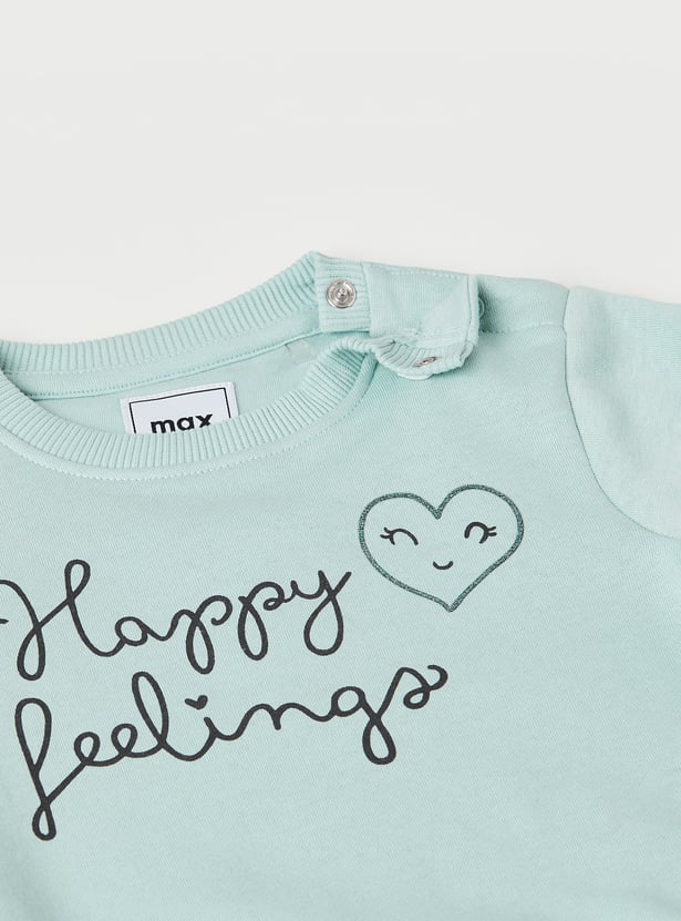 Girls Printed Sweatshirt - Pack of 2