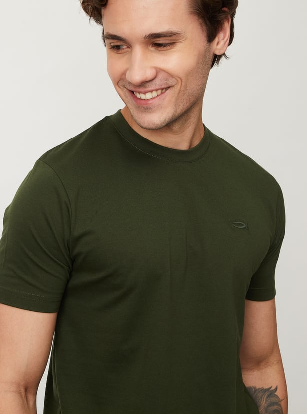 Men Solid Lounge T-shirt - Pack of 2