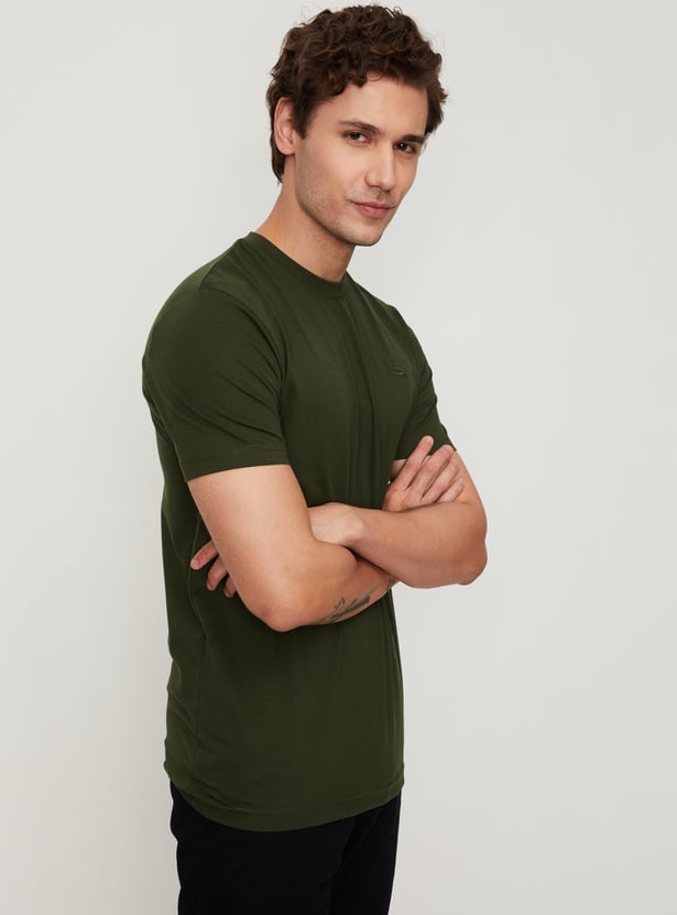 Men Solid Lounge T-shirt - Pack of 2