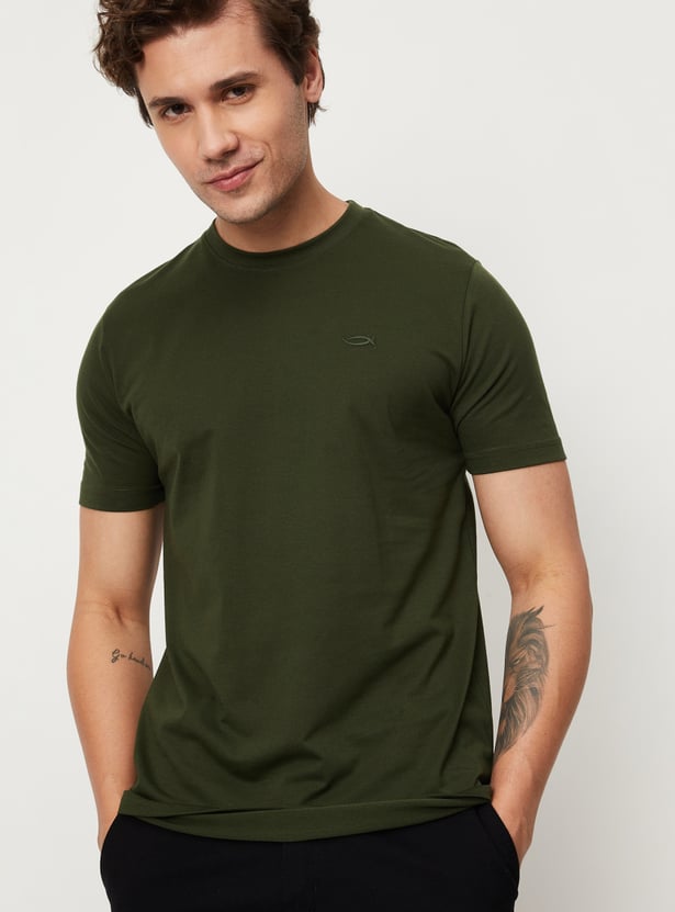 Men Solid Lounge T-shirt - Pack of 2