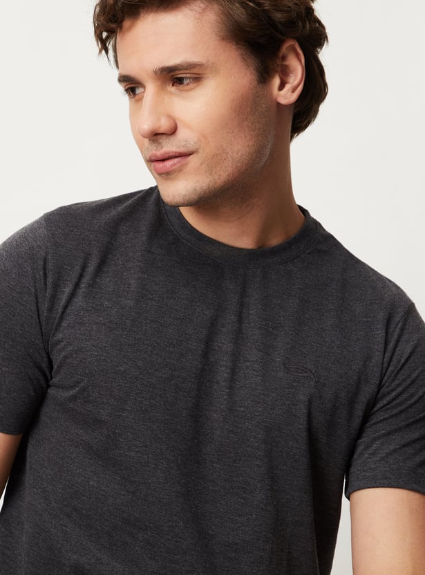 Men Solid Lounge T-shirt - Pack of 2