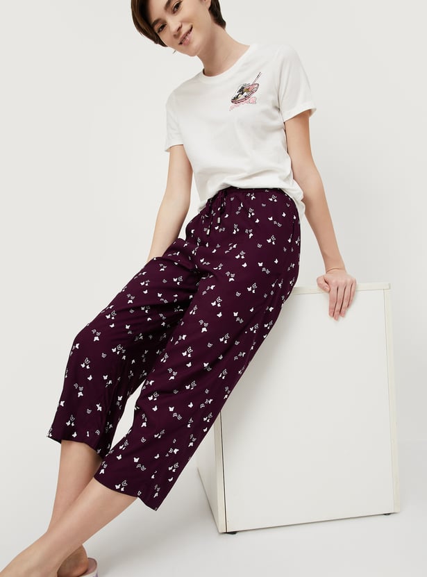 Women Printed Capris - Pack of 2