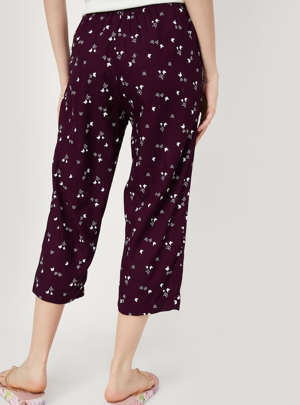 Women Printed Capris - Pack of 2