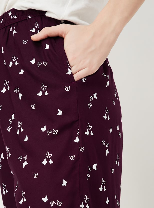 Women Printed Capris - Pack of 2