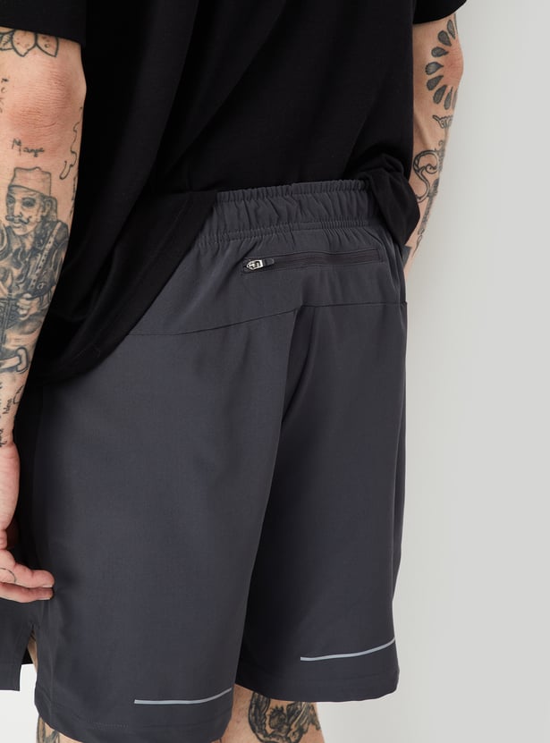 Men Solid Sports Shorts - Pack of 2