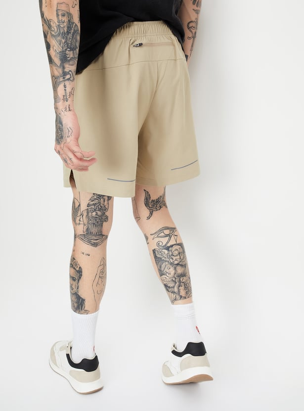 Men Solid Sports Shorts - Pack of 2