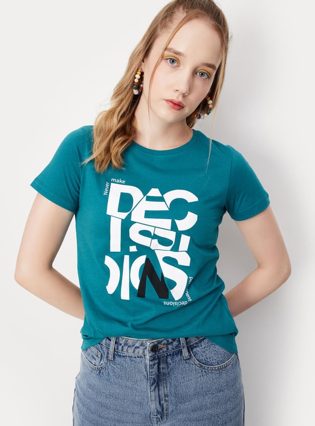 URB_N Women Printed T-shirt - Pack of 2