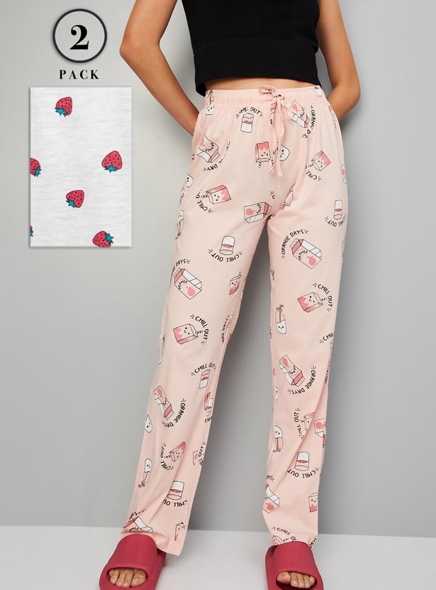 Women Printed Pyjamas - Pack of 2