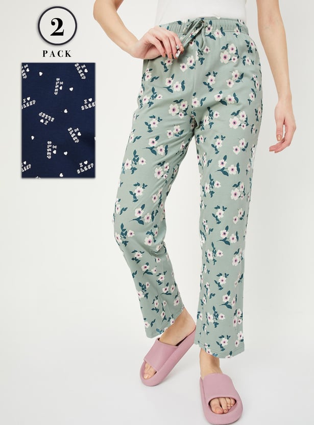 Women Printed Pyjamas - Pack of 2