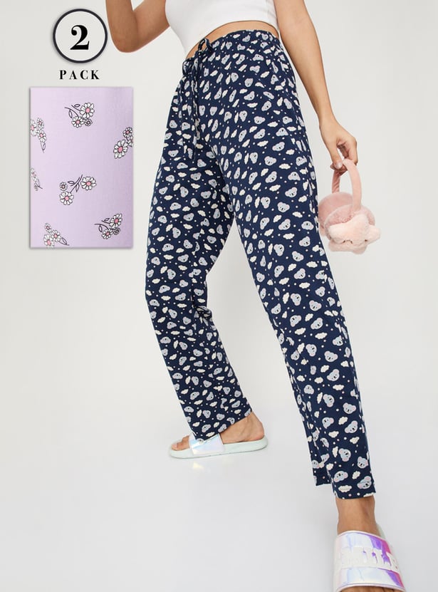 Women Printed Pyjamas - Pack of 2